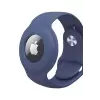 Apple Airtag Uyumlu Kordon (Anahtarlık Hediyeli) & Bileklik - Çok Amaçlı Yumuşak Silikon Kılıf