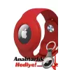 Apple Airtag Uyumlu Kordon (Anahtarlık Hediyeli) & Bileklik - Çok Amaçlı Yumuşak Silikon Kılıf