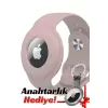 Apple Airtag Uyumlu Kordon (Anahtarlık Hediyeli) & Bileklik - Çok Amaçlı Yumuşak Silikon Kılıf
