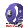 Apple Airtag Uyumlu Kordon (Anahtarlık Hediyeli) & Bileklik - Çok Amaçlı Yumuşak Silikon Kılıf