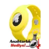 Apple Airtag Uyumlu Kordon (Anahtarlık Hediyeli) & Bileklik - Çok Amaçlı Yumuşak Silikon Kılıf