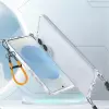 Samsung Galaxy S25 Edge Kılıf Airbagli Takılabilir Askı Aparatlı Lopard Snap Silikon Kapak