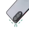 Samsung Galaxy S25 Edge Kılıf Tuşlu Mat Parmak Izi Yapmaz Kamera Korumalı Sert Silikon Hux