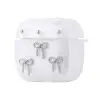 Apple Airpods 4 Lopard Airbag 44 Airbag Tasarımlı Simli Şeffaf Kutup Kılıf