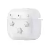 Apple Airpods 4 Lopard Airbag 44 Airbag Tasarımlı Simli Şeffaf Kutup Kılıf