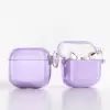 Apple Airpods 4 Kılıfı Allstar Airbag 32 Parlayan Parıltılı Simli Saydam Renkli Kılıf Şeffaf Kapak Kablosuz Şaj Destekli