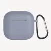 Apple Airpods 4 Kılıfı Uyumlu Silikon Kılıf Şarj Bölümü Tıpalı Soft Yumuşak Kablosuz Şarj Destekli Kapak