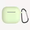 Apple Airpods 4 Kılıfı Uyumlu Silikon Kılıf Şarj Bölümü Tıpalı Soft Yumuşak Kablosuz Şarj Destekli Kapak