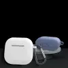 Apple Airpods 4 Kılıfı Uyumlu Silikon Kılıf Şarj Bölümü Tıpalı Soft Yumuşak Kablosuz Şarj Destekli Kapak