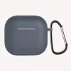 Apple Airpods 4 Kılıfı Uyumlu Silikon Kılıf Şarj Bölümü Tıpalı Soft Yumuşak Kablosuz Şarj Destekli Kapak