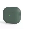 Apple Airpods Pro 2 Kılıfı Uyumlu Silikon Kılıf Şarj Bölümü Tıpalı Soft Yumuşak Kablosuz Şarj Destekli Kapak