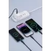 60W Link Type-C Süper Fast PD Şarj Kablosu 3in1 iPhone Samsung Xiaomi Huawei Hızlı Şarj Data USB Kablo Kopmayan Sağlam Halat Örgülü 1.2m