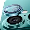 iPhone 16 Parmak İzi Bırakmayan Lens Koruma Parlak Kamera Koruyucu Cl-15