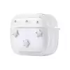 Apple Airpods 3. Nesil Lopard Airbag 44 Airbag Tasarımlı Simli Şeffaf Kutup Kılıf