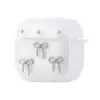 Apple Airpods 4 Lopard Airbag 44 Airbag Tasarımlı Simli Şeffaf Kutup Kılıf