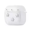 Apple Airpods 4 Lopard Airbag 44 Airbag Tasarımlı Simli Şeffaf Kutup Kılıf