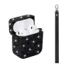 Apple Airpods Lopard Airbag 45 Bilek Askı Aparatlı Simli Şeffaf Kılıf
