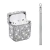 Apple Airpods Lopard Airbag 45 Bilek Askı Aparatlı Simli Şeffaf Kılıf