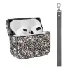Apple Airpods Pro 2 Lopard Airbag 45 Bilek Askı Aparatlı Simli Şeffaf Kılıf