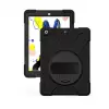 iPad 10.2 2021 (9.Nesil) Uyumlu Tablet Silikon Tank Military Ultra Koruma Standlı Defender