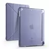 Apple iPad 9.7 2017 (5.Nesil) Kılıf Lopard Tri Folding Kalem Bölmeli Standlı Kılıf