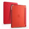 Apple iPad 9.7 2017 (5.Nesil) Kılıf Lopard Tri Folding Kalem Bölmeli Standlı Kılıf