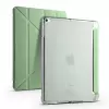 Apple iPad 9.7 2018 (6.Nesil) Kılıf Lopard Tri Folding Kalem Bölmeli Standlı Kılıf