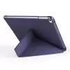 Apple iPad 9.7 2018 (6.Nesil) Kılıf Lopard Tri Folding Kalem Bölmeli Standlı Kılıf