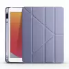 Apple iPad 9.7 2018 (6.Nesil) Kılıf Lopard Tri Folding Kalem Bölmeli Standlı Kılıf