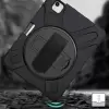 Apple iPad Air 10.9 2020 (4.Nesil) Uyumlu Tablet Silikon Tank Military Ultra Koruma Standlı Defender