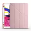 Apple iPad Pro 10.5 (7.Nesil) Kılıf Lopard Tri Folding Kalem Bölmeli Standlı Kılıf