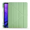 Apple iPad Pro 11 2020 (2.Nesil) Kılıf Lopard Tri Folding Kalem Bölmeli Standlı Kılıf