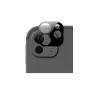Apple İpad Pro 11 2024 Lopard Siyah Çerçeveli Lens Koruma Parlak Renkli Kamera Koruyucu Cam 3d-kamera-cam