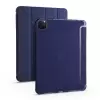 Apple iPad Pro 12.9 2020 (4.Nesil) Kılıf Lopard Tri Folding Kalem Bölmeli Standlı Kılıf