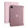 Apple iPad Pro 12.9 2020 (4.Nesil) Kılıf Lopard Tri Folding Kalem Bölmeli Standlı Kılıf