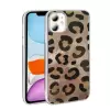 Apple İphone 11 Kılıf Parlak Desenli Silikon Mep Kapak Telefon Kılıfı Leopar-Fiyonk-Geo Desenleriyle