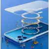 Apple iPhone 11 Pro Max Kılıf Lopard Kılıf Magsafe Şarj Destekli Orjinal Kalite Şeffaf Tacsafe Kapak