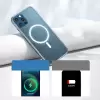 Apple iPhone 11 Pro Max Kılıf Lopard Kılıf Magsafe Şarj Destekli Orjinal Kalite Şeffaf Tacsafe Kapak