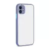Apple iPhone 12 Mini Kılıf Renkli Tuşlu Mat Parmak Izi Yapmaz Kamera Korumalı Sert Silikon Kapak Hux