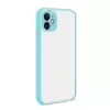 Apple iPhone 12 Mini Kılıf Renkli Tuşlu Mat Parmak Izi Yapmaz Kamera Korumalı Sert Silikon Kapak Hux