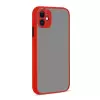 Apple iPhone 12 Mini Kılıf Renkli Tuşlu Mat Parmak Izi Yapmaz Kamera Korumalı Sert Silikon Kapak Hux