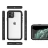 Apple iPhone 12 Pro Max Kılıf 1e1 Su Geçirmez 360 Tam Koruma Magsafe Tank Silikon Kapak
