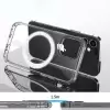 Apple iPhone 12 Pro Max Kılıf Lopard Kılıf Magsafe Şarj Destekli Orjinal Kalite Şeffaf Tacsafe Kapak