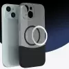 Apple İphone 13 Kılıf M-safe Şarj Özellikli Mıknatıslı Lopard Duble Kapak