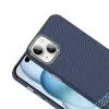 Apple İphone 13 Kılıf Magsafe Şarj Karbon Fiber Görünümlü Hafif Sağlam Gros Kapak
