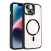 Apple İphone 13 Kılıf Standlı Ve Kamera Lens Hediyeli M-safe Şarj Özellikli Lopard Etro Kapak