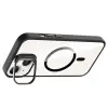 Apple İphone 13 Kılıf Standlı Ve Kamera Lens Hediyeli M-safe Şarj Özellikli Lopard Etro Kapak
