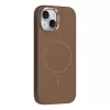 Apple İphone 14 Kılıf M-safe Şarj Özellikli Metal Kamera Çerçeveli Lopard Edi Silikon Kapak