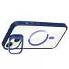 Apple İphone 14 Kılıf Standlı Ve Kamera Lens Hediyeli M-safe Şarj Özellikli Lopard Etro Kapak
