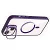 Apple İphone 14 Kılıf Standlı Ve Kamera Lens Hediyeli M-safe Şarj Özellikli Lopard Etro Kapak